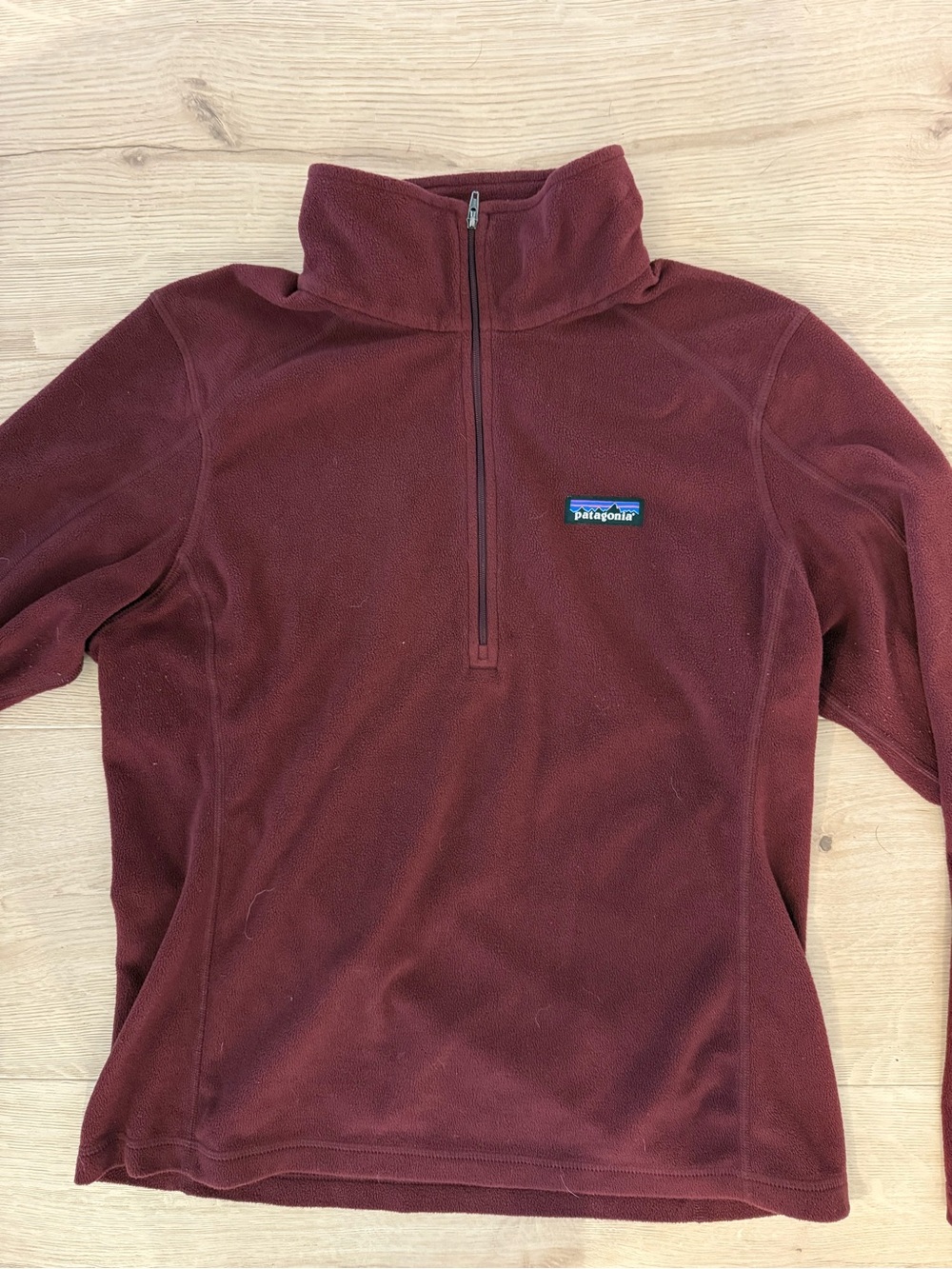 Patagonia Half-Zip Fleece Pullover - Maroon